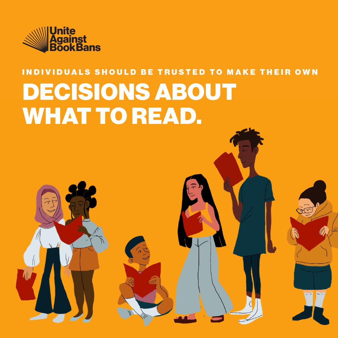 Einhorn’s Epic Productions (@eepuniverse) on Twitter photo Young people deserve to see themselves reflected in library books.
Join <a href="/UABookBans/">Unite Against Book Bans</a> to stop the harmful legislation that is being enacted and proposed to limit the literary experiences of kids and teens.
#UniteAgainstBookBans Young people deserve to see themselves reflected in library books.
Join <a href="/UABookBans/">Unite Against Book Bans</a> to stop the harmful legislation that is being enacted and proposed to limit the literary experiences of kids and teens.
#UniteAgainstBookBans