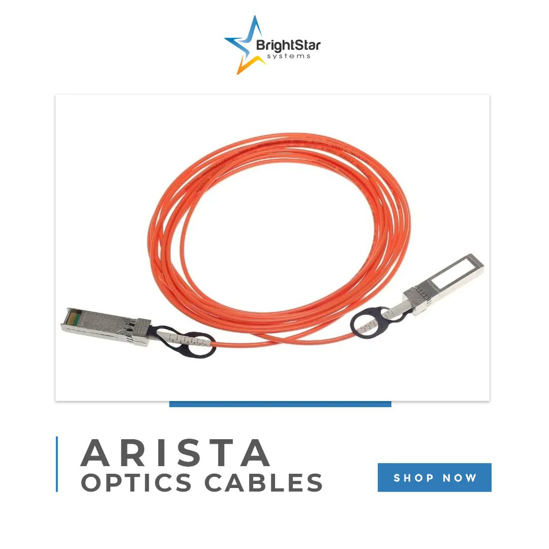 BrightStar_USA's tweet photo. Enhance your network connectivity with precision and reliability using Arista Optics Cables. Unlock high-speed data transmission for uninterrupted operations! 💫🔗 

#BrightStarSystems #AristaOpticsCables #EnhancedConnectivity #HighSpeedData #BusinessSolutions #DataTransmission https://t.co/HzvHnUz3FS