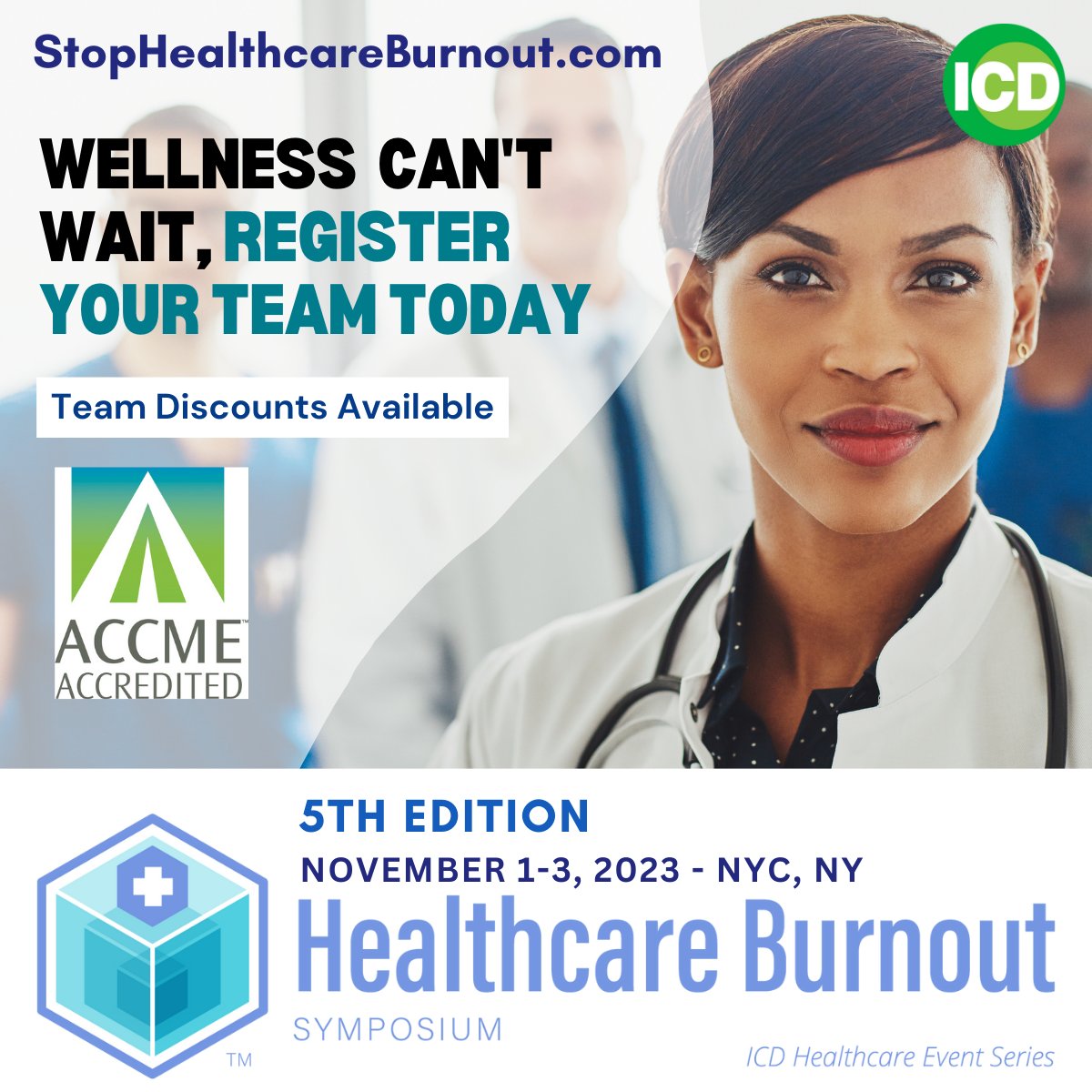 Healthcare Burnout Symposium tweet media