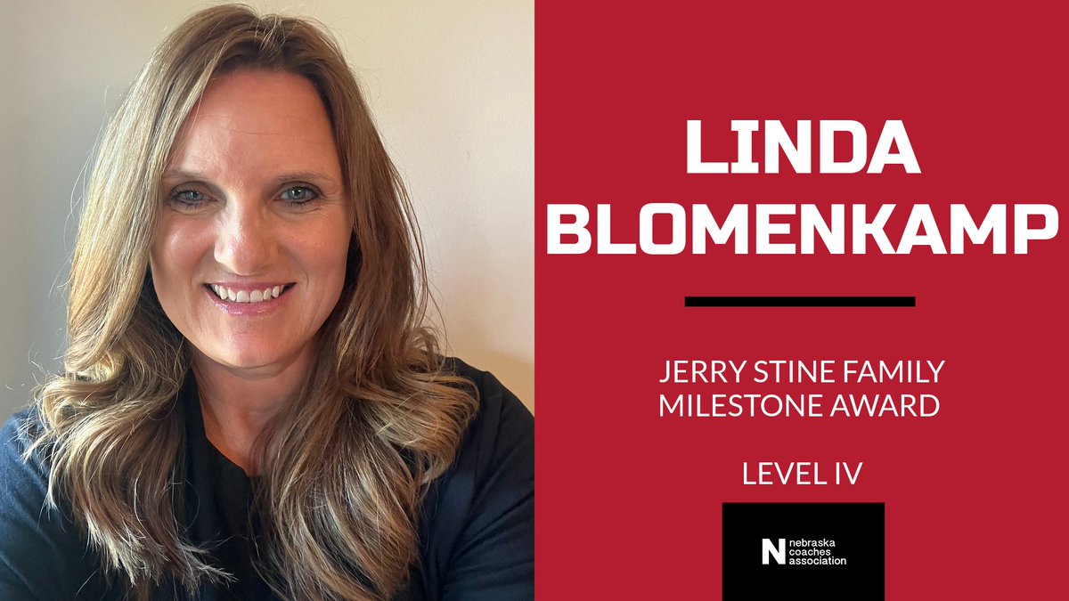 MStineNorrisAD's tweet photo. Congratulations to Linda Blomenkamp for achieving the Jerry Stine Family Level IV Milestone Award in Track &amp; Field.  Linda will be recognized at the @NebraskaCoach Banquet this coming Sunday in Lincoln!  Congratulations Coach on a well-deserved honor! https://t.co/Ljc0bemJjF