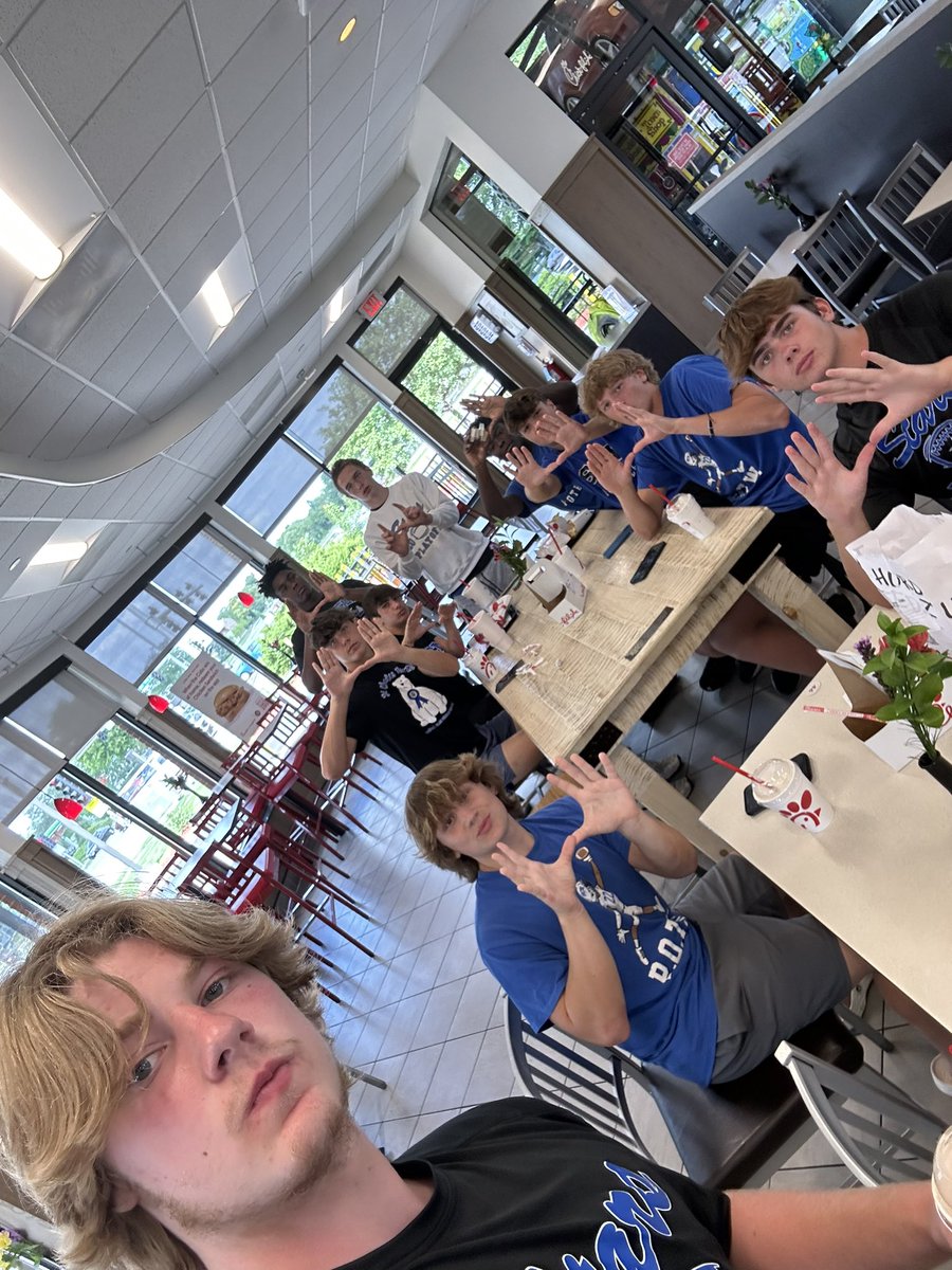 SCNU had another great outing today at Chick-fil-a after doing our selfless serve project.<a href="/robertpomazak/">Robert Pomazak</a> <a href="/SCNFBOFFICIAL/">Official North Star Football Account</a> <a href="/SCNFBplayers/">St. Charles North Football</a>
