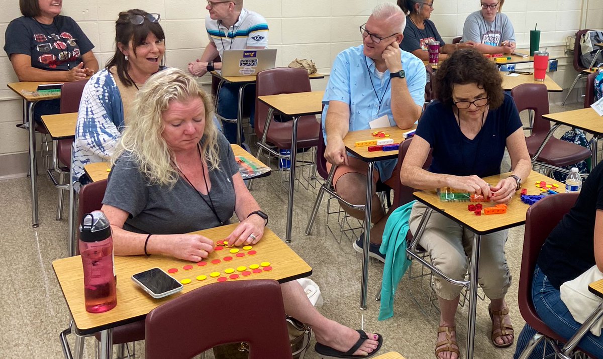 Ms_Badouan's tweet photo. Loved spending the day with teachers as they explored all the great things @IllustrateMath has to offer and considered how to implement the effective teaching practices into their math classrooms! @jcpsK5math @TiaHall4200 @amycrawfordjcps #jcpsmathers https://t.co/SjCtGaPKLp