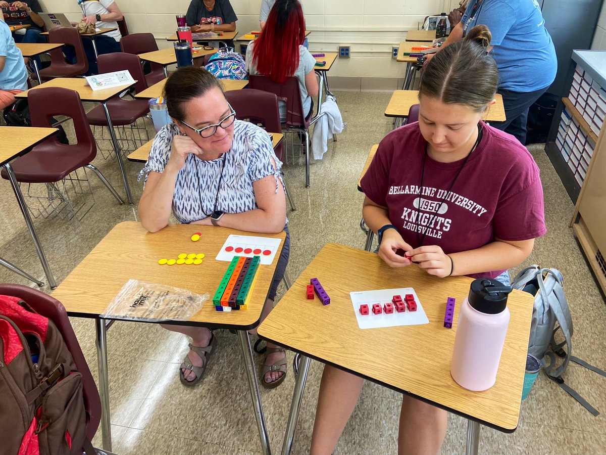 Ms_Badouan's tweet photo. Loved spending the day with teachers as they explored all the great things @IllustrateMath has to offer and considered how to implement the effective teaching practices into their math classrooms! @jcpsK5math @TiaHall4200 @amycrawfordjcps #jcpsmathers https://t.co/SjCtGaPKLp