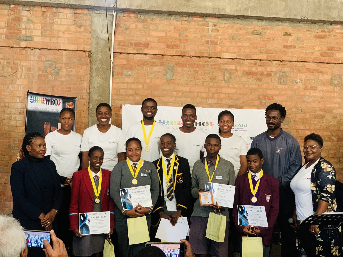 Meet the second-place winners at the World Robot Olympiad Zimbabwe 2023. They created a smart home solution. @Irish_Aid @CamdenEdu @girlsinstemzw @LFactorZw @nustzim @vickien1837 @MoPSEZim @WROOfficial #PartnershipsThatWork