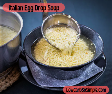lowcarbsosimple's tweet image. Classic Italian Egg Drop Soup is easy to make, naturally keto-friendly, and highly nourishing, thanks to eggs and Parmesan. 

Find my recipe here: lowcarbsosimple.com/stracciatella-…

#Stracciatella #eggdropsoup #lowcarb #ketomeal #lowcarbsosimple