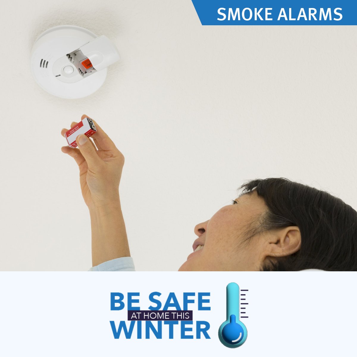 We use heat warming devices a lot more in winter, so now’s a good time to check your smoke alarm works.

If it’s more than 10 years old it’s due for replacing &amp; batteries must be replaced every 12 months,

See more winter safety tips: productsafety.gov.au/wellwinter

#WinterSafety