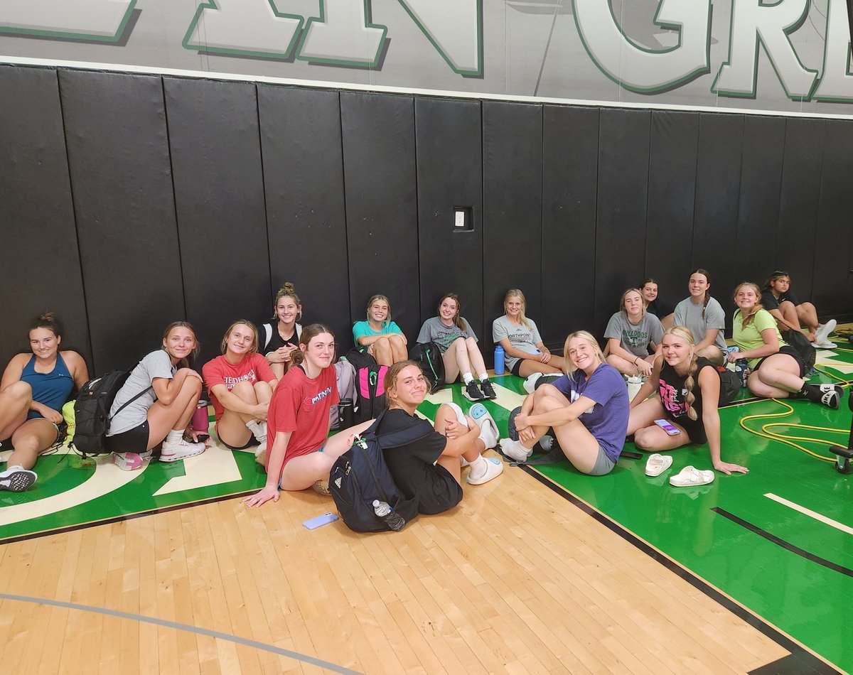Day 2. Girls are making a lot of progress. Tuckered out and still smiling. Tournaments next.  Love the attitudes and the determination.  #FAMILY @ClubTioga <a href="/CoachOsbourn/">andrea osbourn</a>