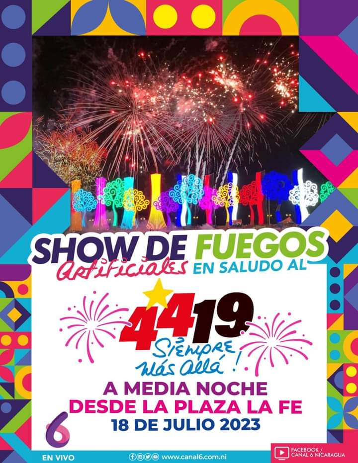 Un año más ratificamos que siempre será 19 de julio 
#4419VivaLaRevolucion