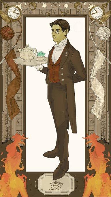 「butler teapot」 illustration images(Latest)