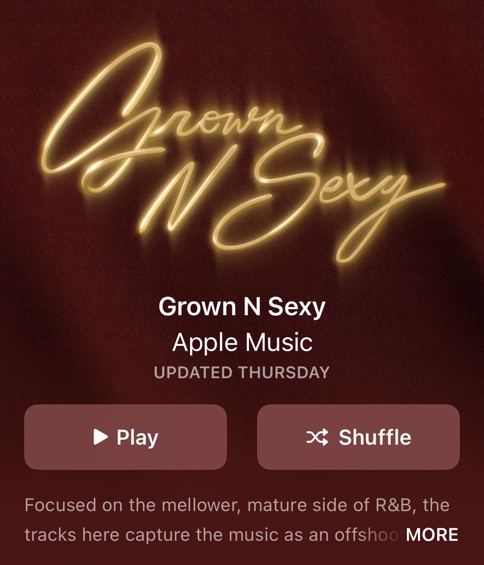 jassrcouch's tweet photo. I just made my first TWO @AppleMusic playlists with my new single with Jass &amp; The Boys - GVN2U. 

Go check out: 
GROW N SEXY 
&amp; 
SOUL REVIVAL 

on Apple Music. https://t.co/bGJtvnLMDH