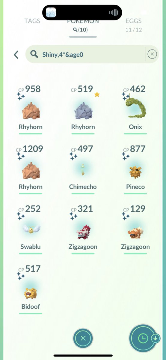 LleHoum's tweet photo. Quiet the haul today🔥✨ 
#PokemonGO #ShinyPokemon https://t.co/vcCs8Thycu