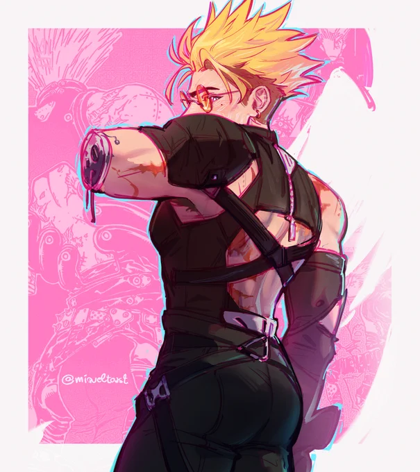 i'm very normal about vash in this particular outfit. so normal i had to make a trigun stampede version 
