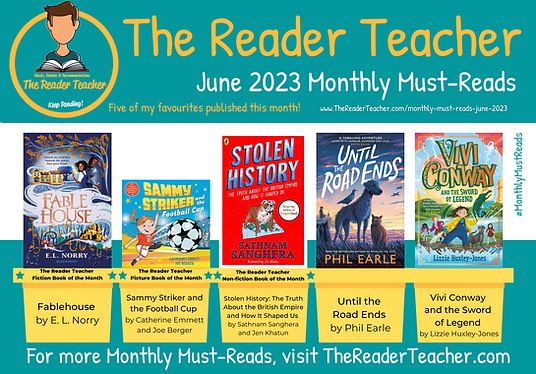 MrEPrimary's tweet photo. @ErikaMarford @_Reading_Rocks_ Check out my #MonthlyMustReads for five of my favourites published each month including a Fiction, Non-fiction and Picture Book of the Month: https://t.co/L6zskCfMZP 🤩📚 https://t.co/arZpSbJwfA