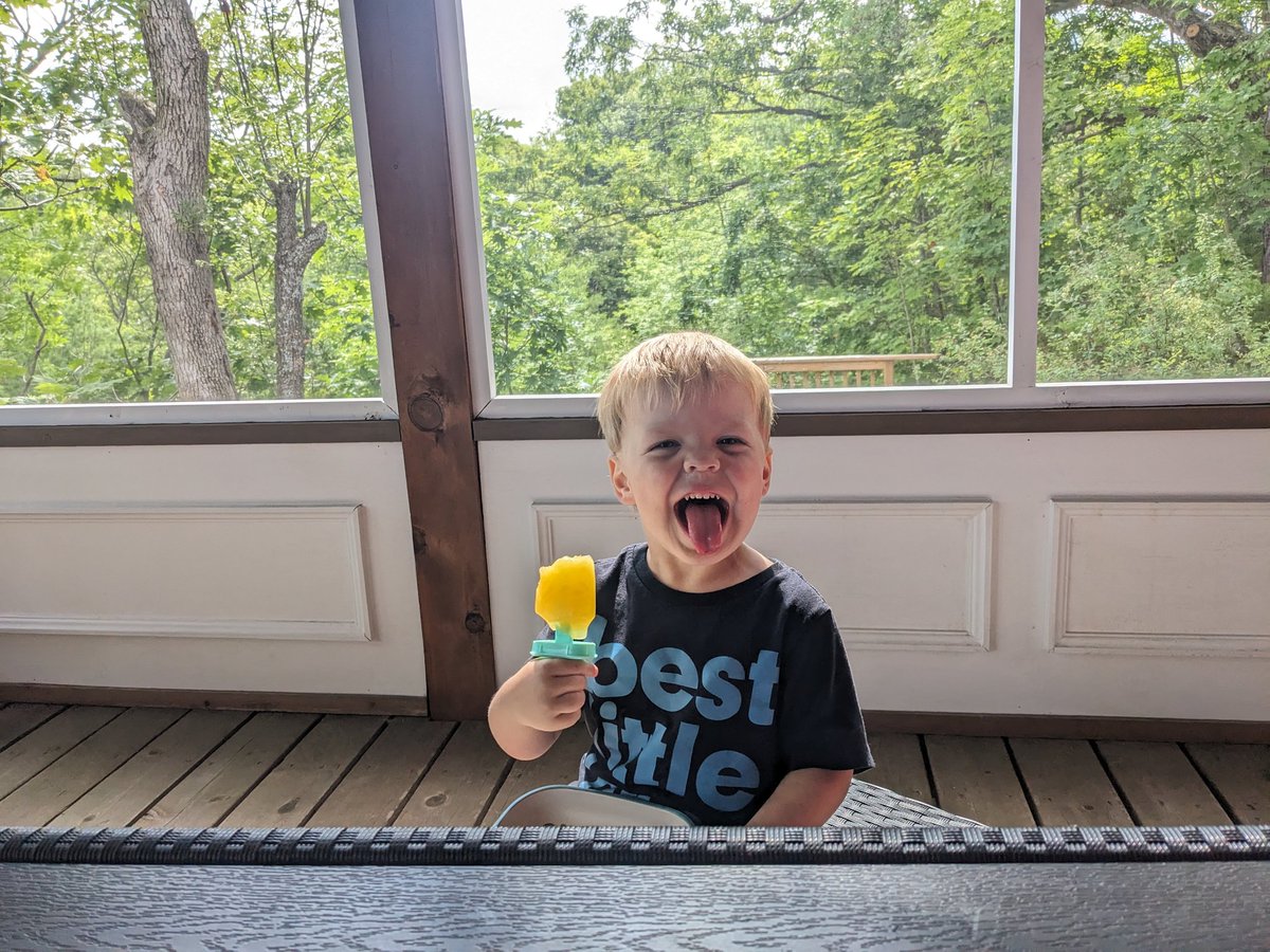 I had the best coworker today. All he asked for in return was orange flavoured popsicles 🍊