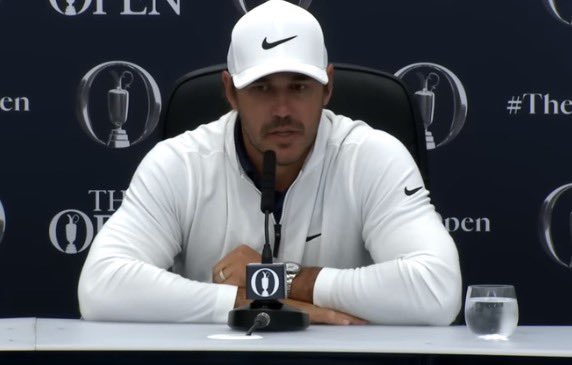 Brooks Koepka was asked if he will talk to Patrick Cantlay during the Thursday round. Koepka said “No. Only thing I might say to him is ‘Hurry up’. The dude takes more time than a Rolex thief.” https://t.co/4t9X0LyCtR