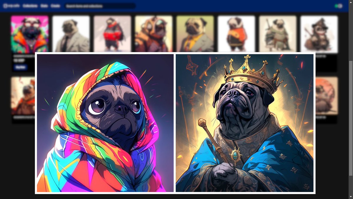 RudeBoyCrypto's tweet image. Managed to save these two good boys before the kennel got raided 🐶

Only 7 pieces left from the original 22! 👀

Support an #XRPLDEV and get yours today:

xrp.cafe/collection/eki… 

Salute to @ekiserrepe &amp;amp; @iamshiffed 🫡

#XRPL #XRP #XRPNFT #XRPLNFT #Pugs #EkisErrePe