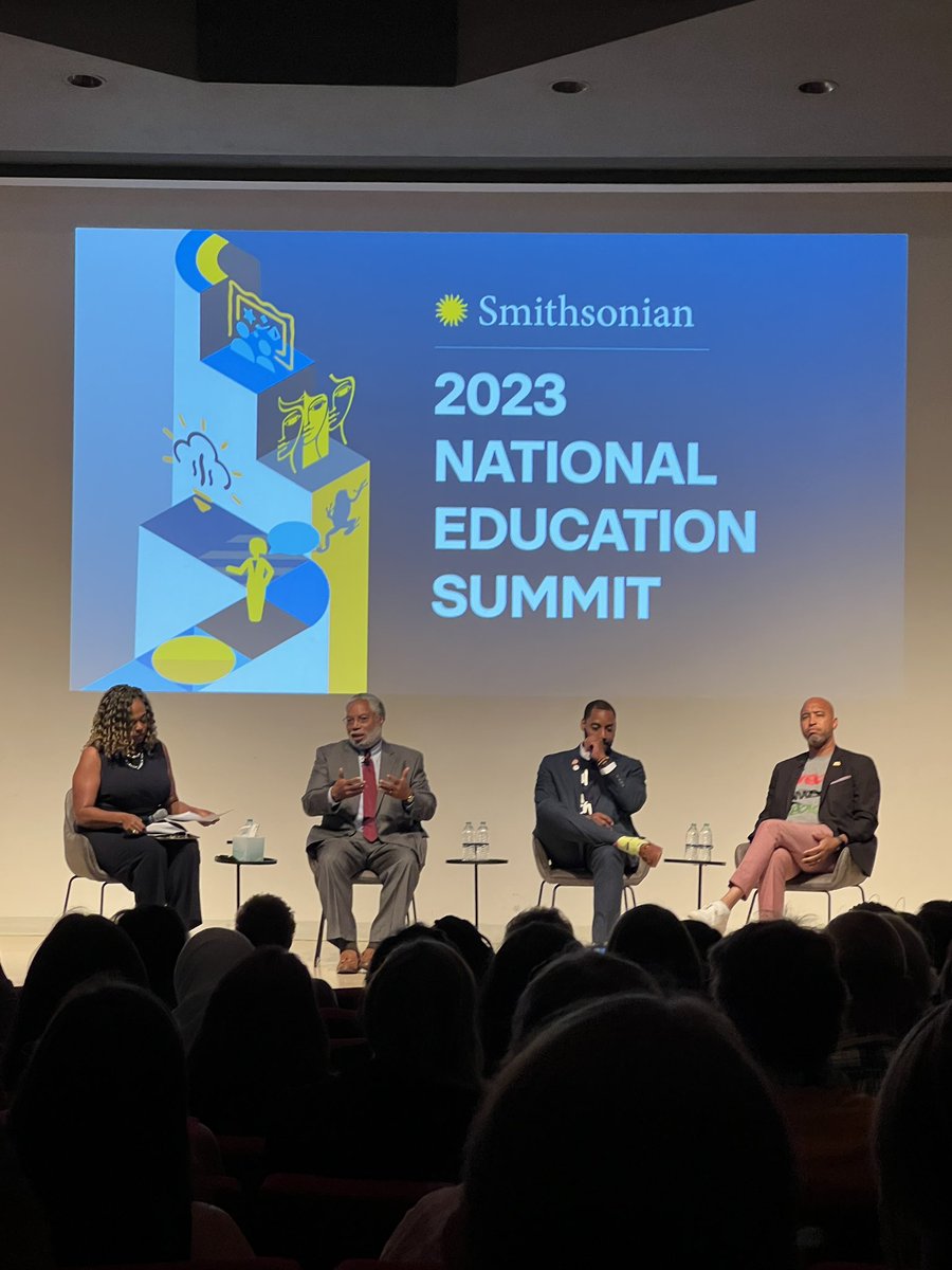 It’s starting! Don’t miss the <a href="/SmithsonianEdu/">Smithsonian Education</a> National Education Summit. You can join in person or online. Great backdrop of @Hirschhorn Museum #SmithsonianNES2023