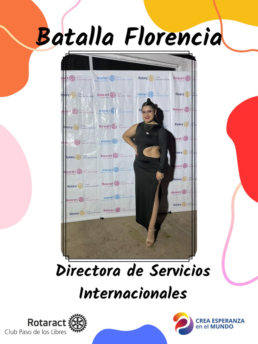 RtcPLibres's tweet photo. Hoy les presentamos a Florencia, quien ocupará el cargo de directora de servicios internacionales. 

Florencia tiene 26 años, es emprendedora y estudiante de dibujo y pintura. Está en el club hace un año. 

Te deseamos muchos éxitos en este nuevo período. https://t.co/9McXTqu6nE