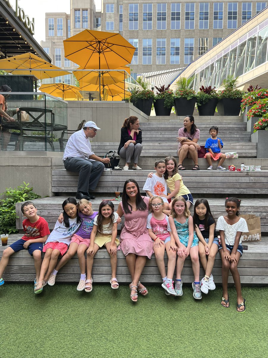 MissBokum's tweet photo. First Grade Summer Reunion 2023! Had so much fun catching up with everyone and hearing about their summers! ♥️ https://t.co/nelAGGdBi9