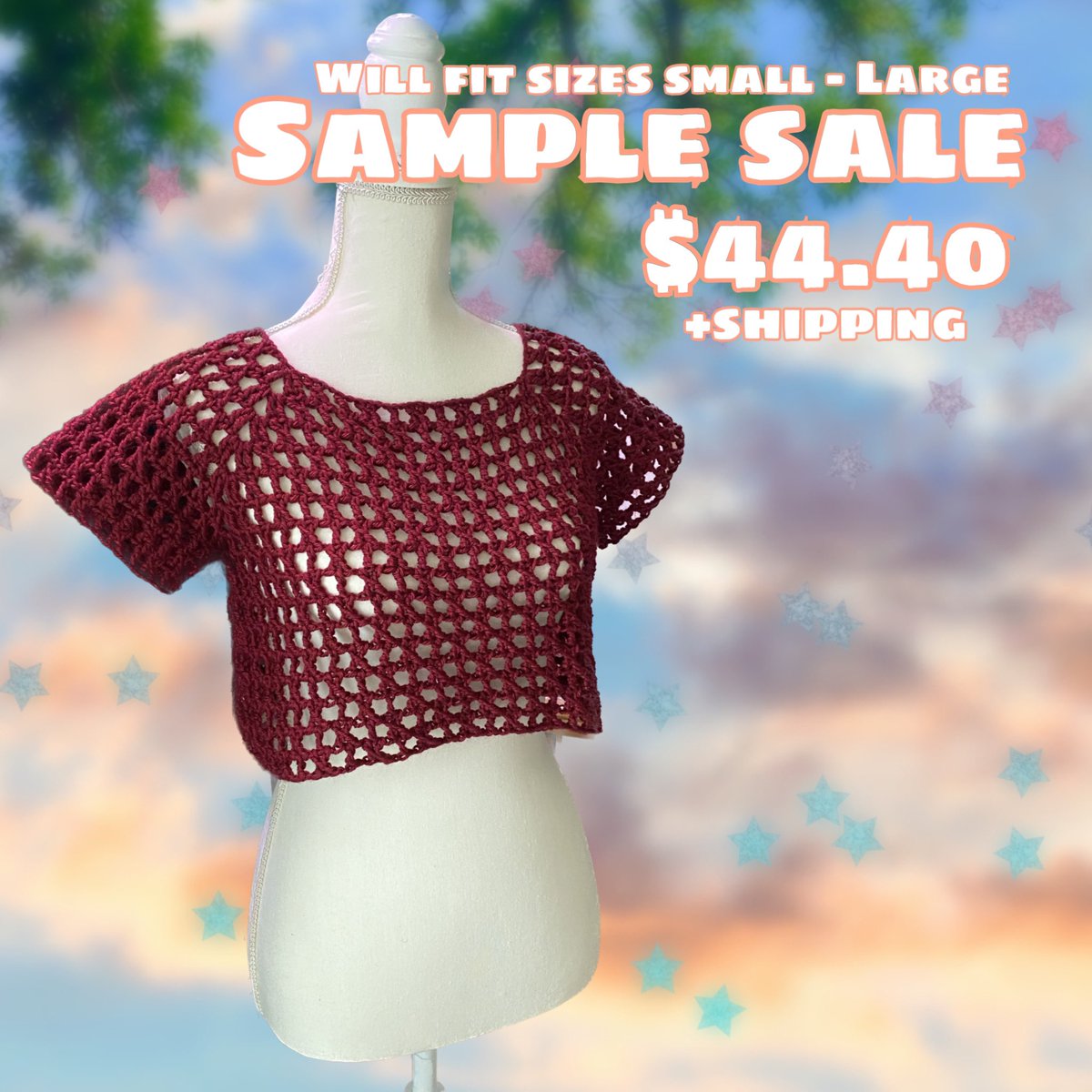 atticrosary's tweet photo. ⋆｡˚𖦹  SAMPLE SALE ⋆｡˚𖦹 

Ready-to-ship ꩜ Acrylic Yarn ꩜ Will fit loosely on a small/medium and more fitted on a large ꩜ DM to purchase — Paypal or Cashapp ꩜ Shipping is usually between $4-10 dollars (depending on where you live) https://t.co/kBwWVmCV29