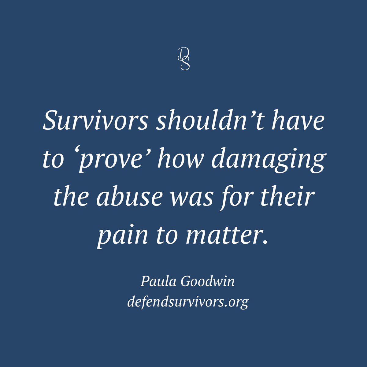 Survivors shouldn't have to ‘prove' how damaging the abuse was for their pain to matter.