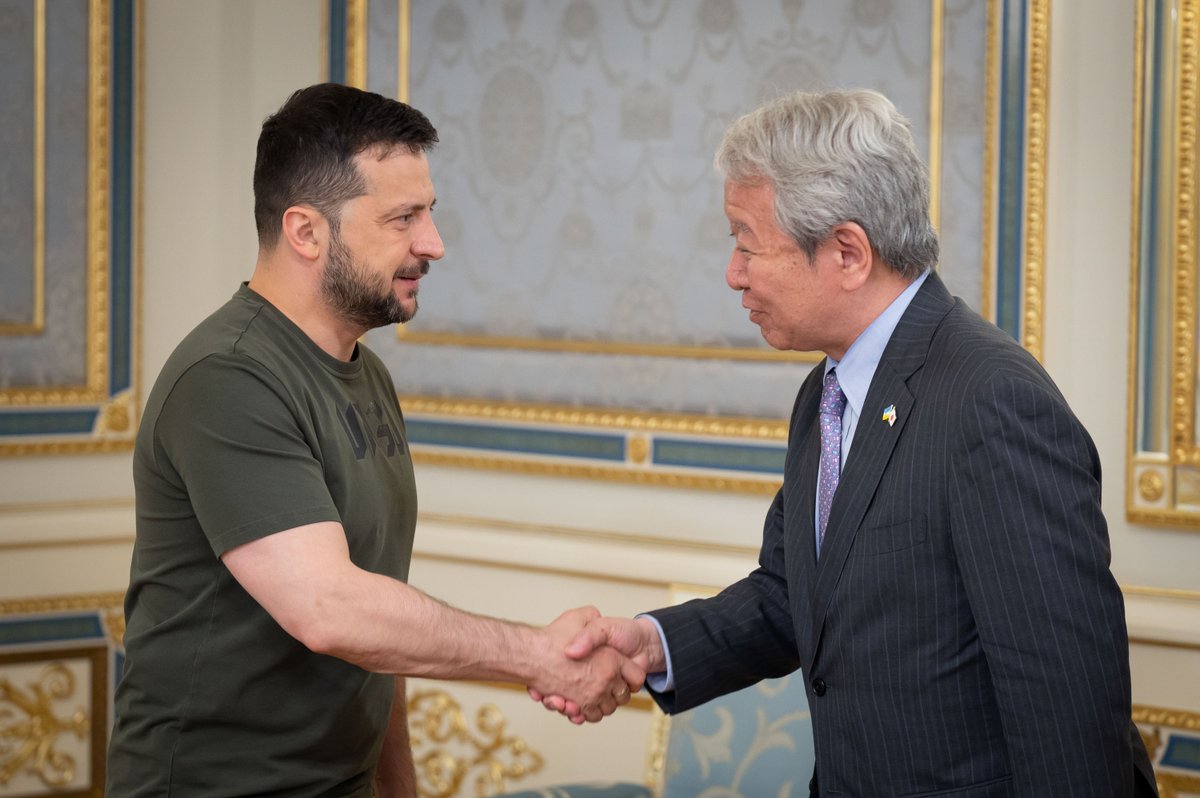 JICA President, Tanaka Akihiko, met with H.E. Mr. Volodymyr Zelenskyy, President of Ukraine, in Kyiv on July 18th. They discussed JICA’s further cooperation for Ukraine’s recovery &amp; reconstruction, in the field such as humanitarian mine actions, debris management &amp; agriculture.