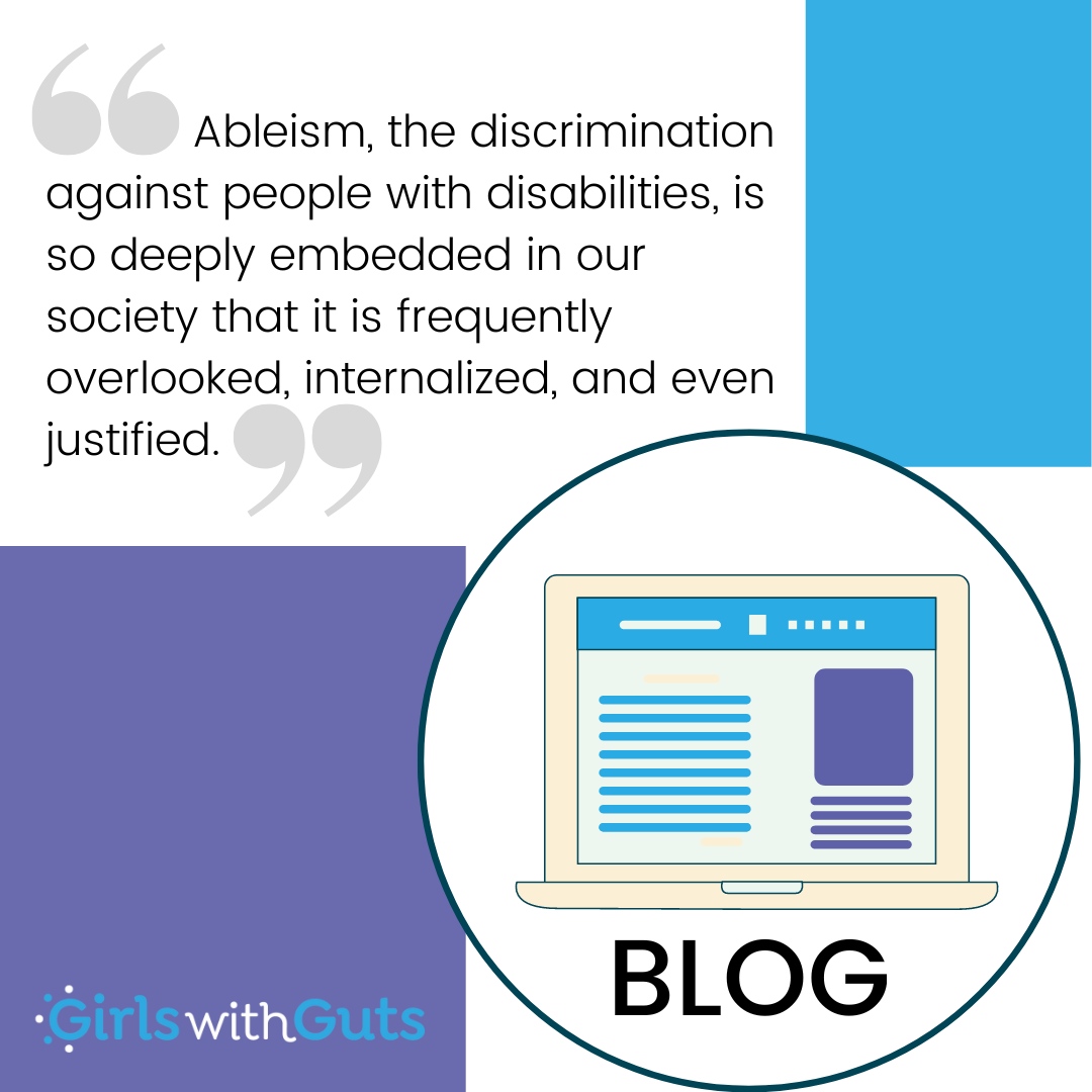 IBDgirls's tweet photo. Today we are sharing Kate's blog from last year's #DisabiltyPride about ableism.
"Ableism, the discrimination against people with disabilities, is so deeply embedded in our society that it is frequently overlooked, internalized, and even justified."
https://t.co/JK2Jn53PDS https://t.co/H2BBlPEey0