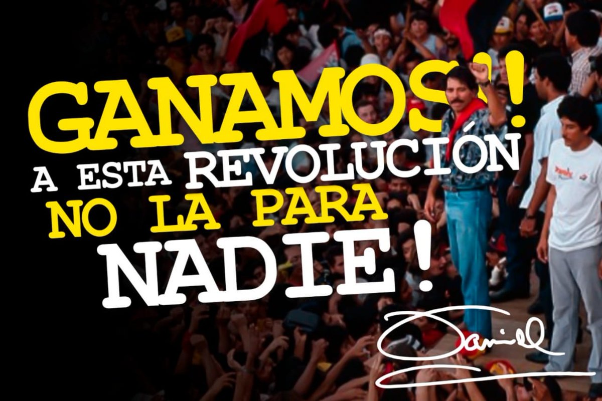 #4419VivaLaRevolucion Aquí no se rinde nadie, ni se vende, herencia del General Sandino...