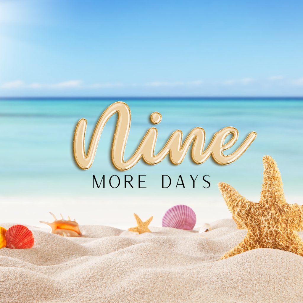 DBEdolphins's tweet photo. There are only 9 more days of summer break!  Make sure you complete your AERIES online student data confirmation.  We will have Meet-the-Teacher/Sneak-a-Peek on Wednesday, July 26th at 3pm, but your Aeries confirmation must be done to attend. We can't wait to see you! https://t.co/zoBoAWRVIv