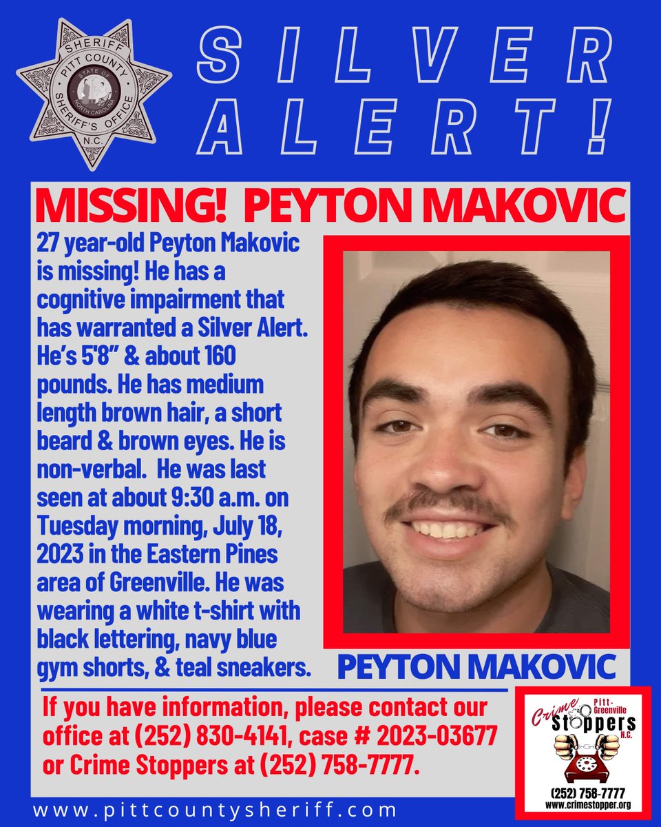 PLEASE HELP US LOCATE PEYTON!