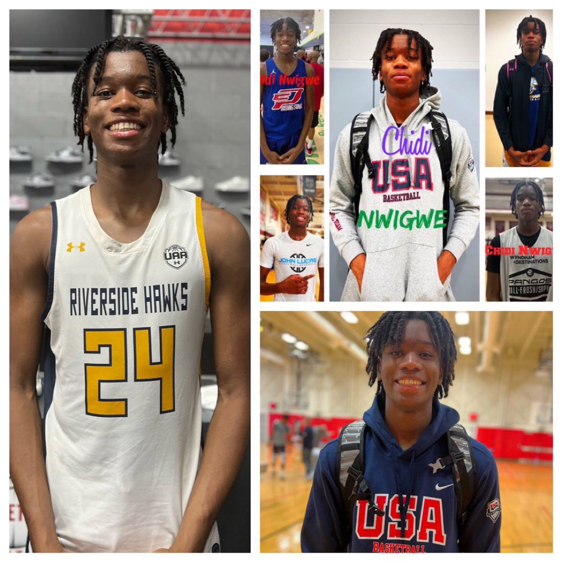 ⭐️⭐️⭐️⭐️⭐️ Chidi Nwigwe’26 <a href="/iamchidinwigwe/">Chidi Nwigwe</a> of <a href="/RiversideHawks/">Riverside Hawks</a> has earned an offer from the University of Alabama #RollTide 🐘 🐘🐘
