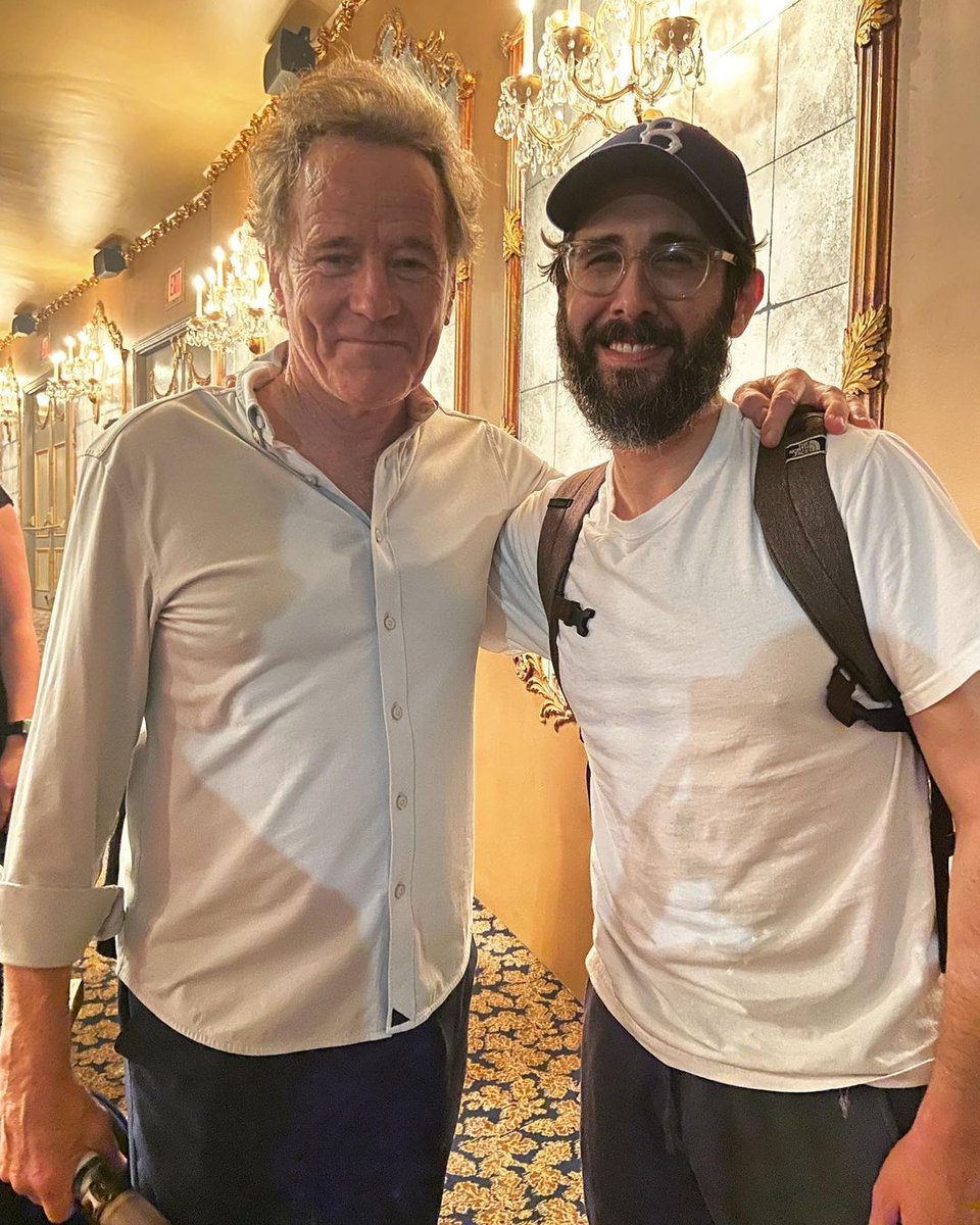 I can’t believe I got to break bad on stage in front of this genius. <a href="/BryanCranston/">Bryan Cranston</a> thank you for coming to <a href="/SweeneyToddBway/">Sweeney Todd</a> it was an honor to perform for you. 💈🤘🏻