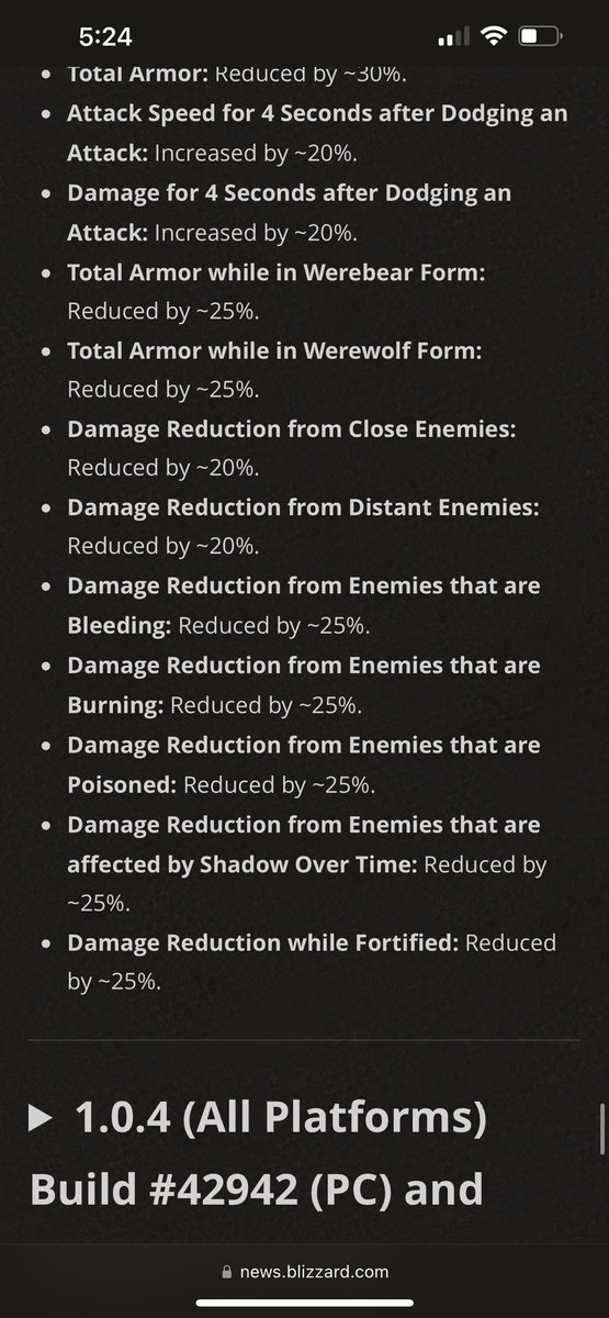 ShibbiStill's tweet photo. What in #lilith’s name are these patch notes???? Aside from all the build and damage nerfs, They don’t even want us trying dungeons more than 10 levels higher? #DiabloIV #season1 #blizzard #Diablo #patch https://t.co/AbmAP7KVLc