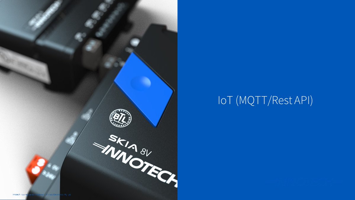 InnotechAmerica's tweet photo. We have IoT (MQTT/Rest API) onboard our Omni Controllers. Want to learn more about these protocols? Contact us: sales@innotechamerica.com #Innotech #OMNI #iot #mqtt #restapi https://t.co/FUDFp8IU4H