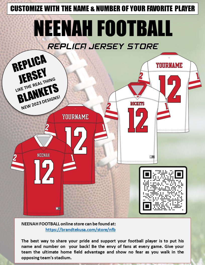 Pro3Powered's tweet image. Your store is open, @FbNeenah/ @NeenahAD !  Players, coaches, &amp;amp; fans, don't miss out! Your store closes on 7/23. Go to brandtekusa.com/store/nfb to order your team apparel &amp;amp; accessories today!