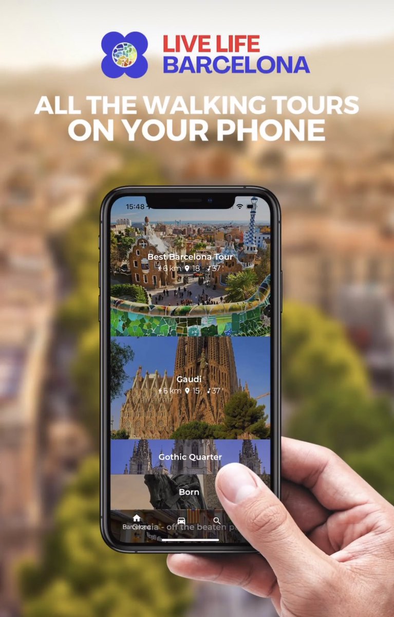 RT @RoadtripC: The one #App that helped us in planning our walking tours in #Barcelona. https://t.co/GL2q7kolWq