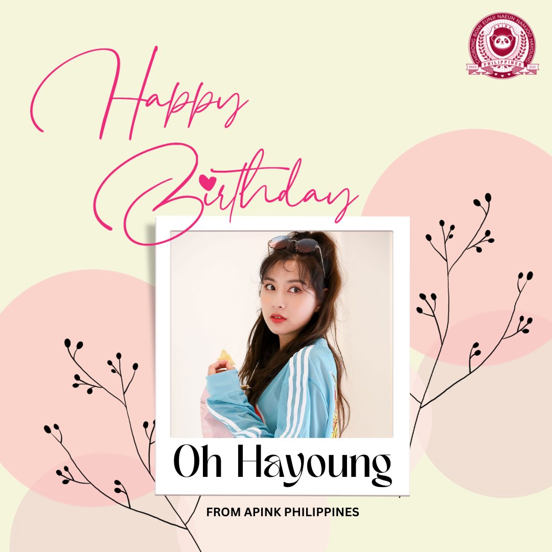 Apink_PH's tweet photo. Happy happy birthday, Oh Habbang! 💛

#HappyHaYoungDay 
#Apink #HaYoung #오하영 #하영 https://t.co/rJt3EShYL5