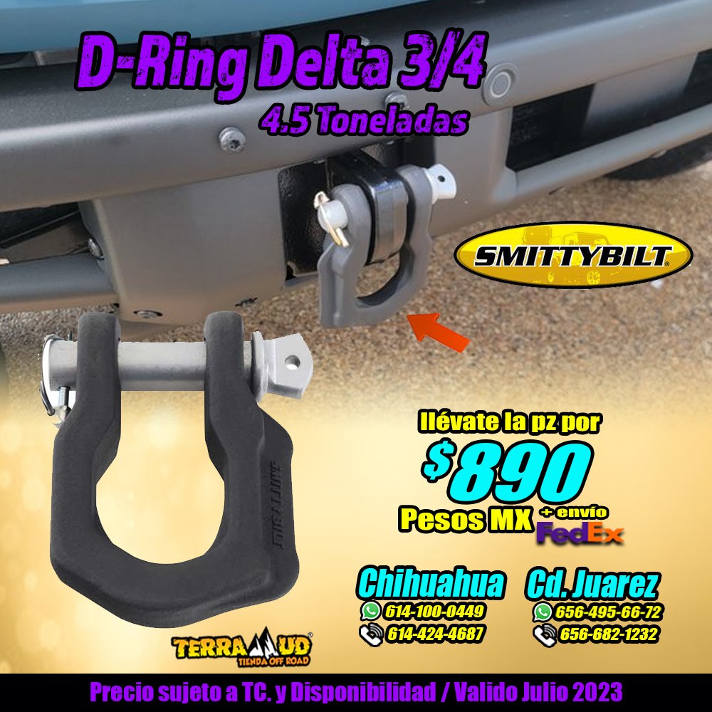 Excelente d-ring de smittybilt!!