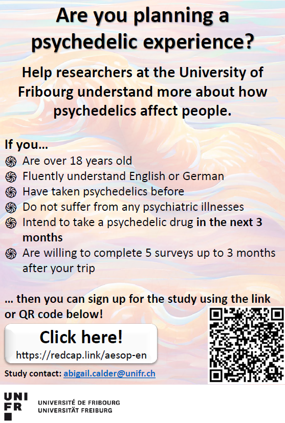 PsychedBrainSci's tweet photo. & if you are interested in learning more or participating in the study on ambivalent effects of psychedelics check out the flyer!
#psychedelics #yourbrainonscience #ybos #research https://t.co/kn2QINr091