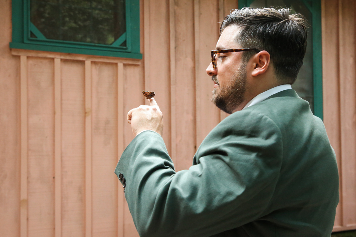 Morgan &amp; CJ's wedding day at Spence Cabin