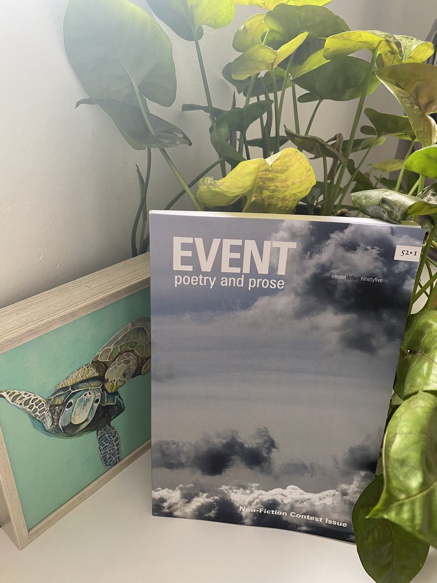 So pleased to have found a home for my short story “Turtle Dreams” <a href="/EVENTmags/">EVENT Poetry & Prose</a> #animals #nature #writinglife
