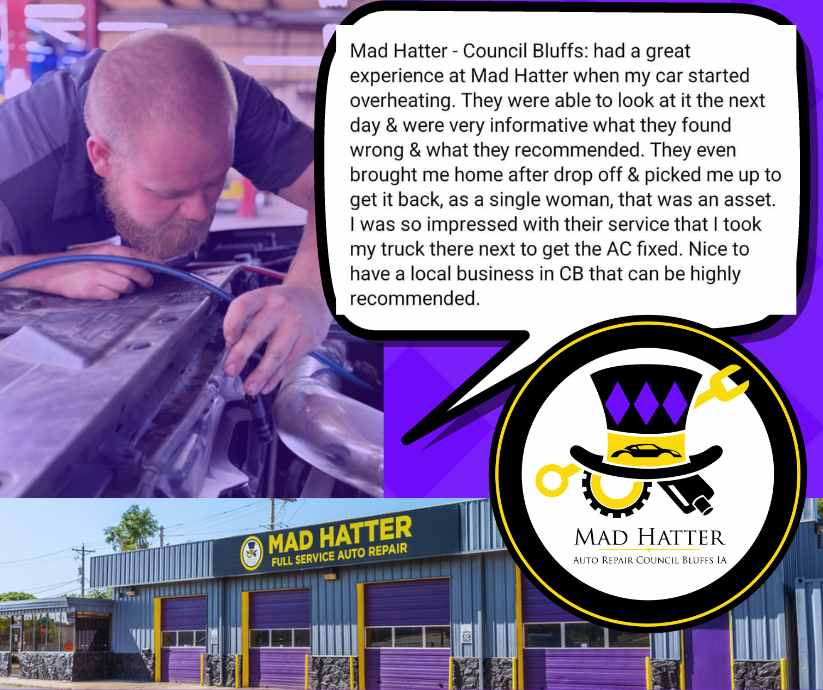 We💜 This ! Great job to the Mad Hatters at our Council Bluffs location! #CustomerService #Automotive #CouncilBluffs #Iowa
