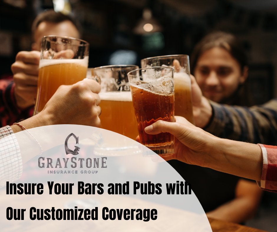 GrayStoneIns's tweet image. Protect your bar or pub with comprehensive liability insurance tailored to your needs. Customize coverage options to mitigate various risks and exposures. Contact us to get covered today!

graystonetx.com/bar-pub-nightc…

#GrayStoneInsuranceGroup #BarInsurance #nightclubsinsurance