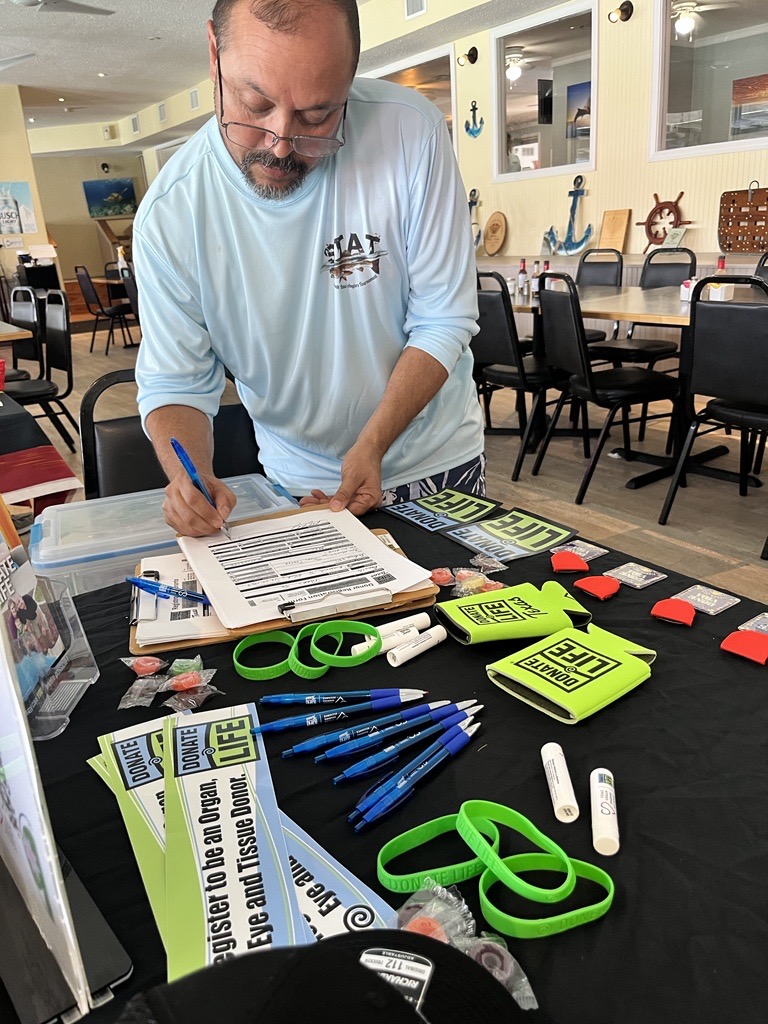 TxOrganSharing's tweet photo. We are so thankful for everyone who made the selfless decision to register as an organ donor at this weekend's fishing tournament! https://t.co/InkZ9y7i67