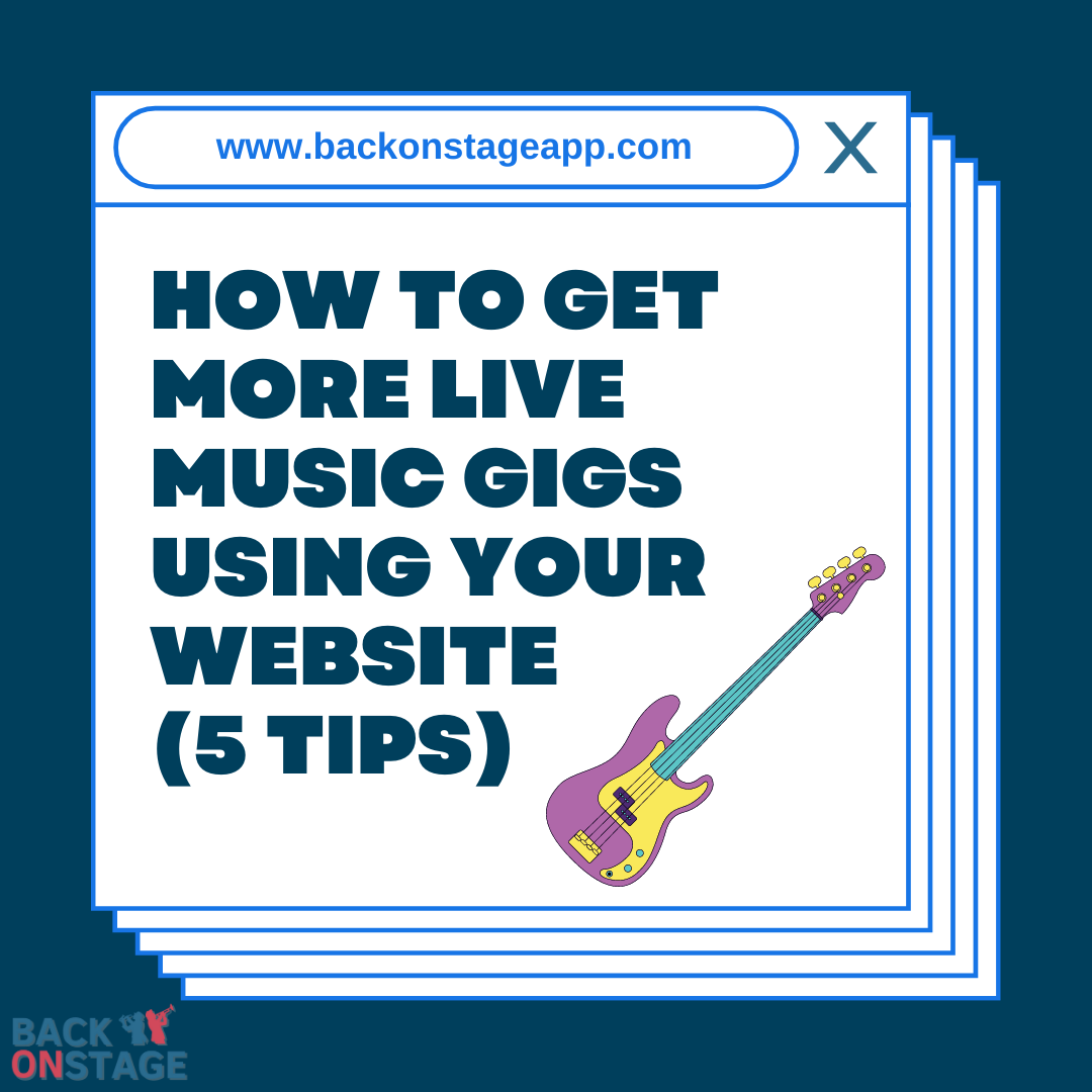 BackOnStageApp's tweet photo. Are you struggling to distinguish between real and spam inquiries? Our  blog post shares why having a #lead form on your website is crucial to generating quality #gig leads. https://t.co/PTYU8zgU9T (link in bio)

#leadform #musicians #bands #DJs #BackOnStage #leads https://t.co/IhVwdlshE0