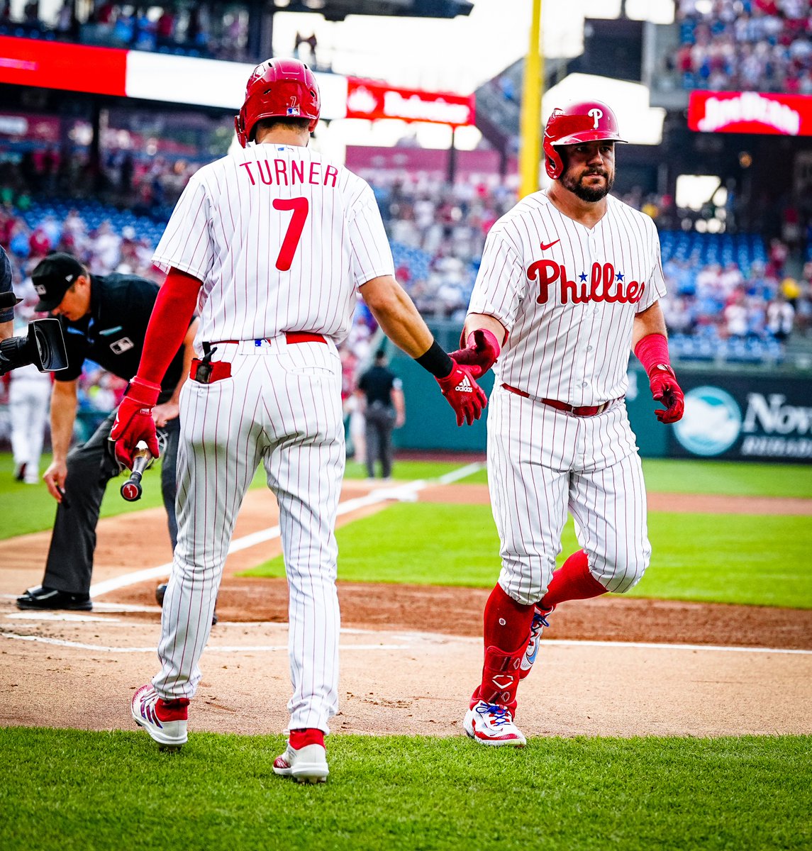 Phillies's tweet photo. First pitch, no problem at all https://t.co/RJJgBXfKzQ