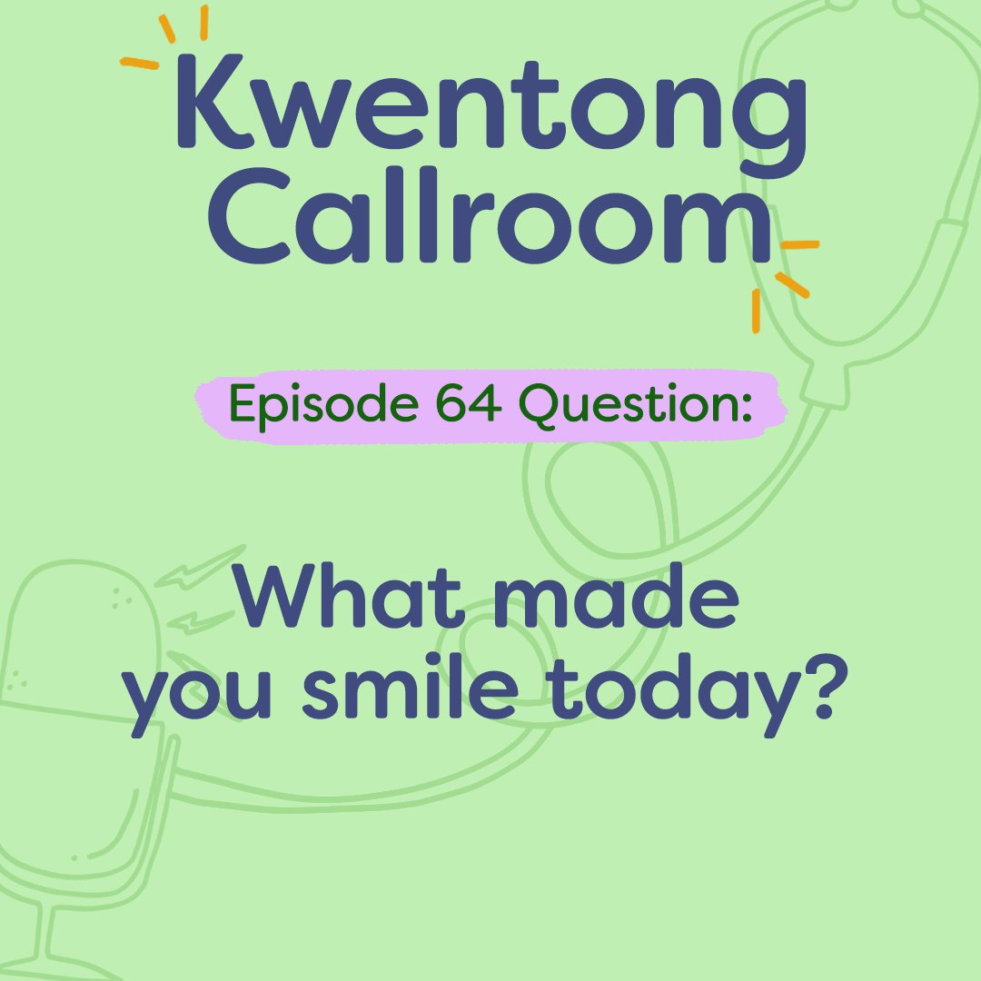 callroompodcast's tweet photo. Tonight's ep question is:

"What made you smile today?"

Whether it's someone or something, use this tweet to thank the universe! 😬

Quote RT or reply away! Answer the Q&amp;A on Spotify, too!  🎙️✨ #KwentongCallroomPodcast https://t.co/m9RogXxUFu