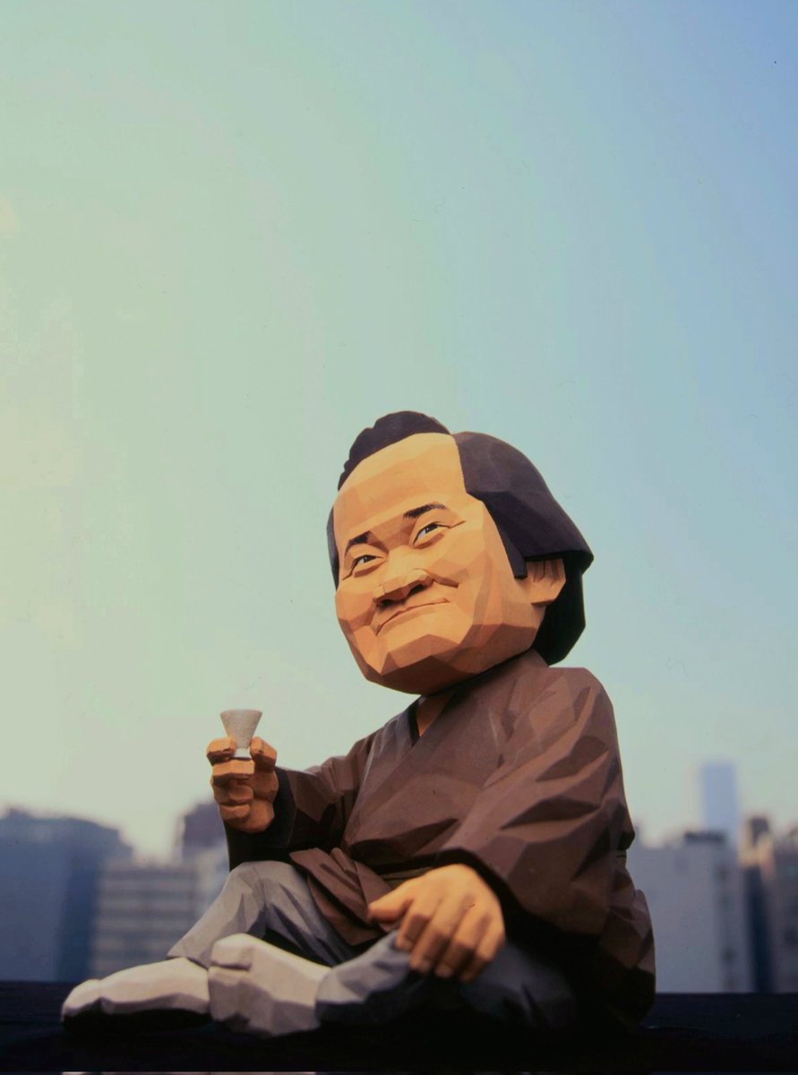 再掲　　　　　　幕末太陽傳
フランキー堺　　居残り佐平次
この作品を野外に持ち出した時
映画の続きが始まるような気が
しました。
また別の機会に立体作品を
見ていただけたらと思います。