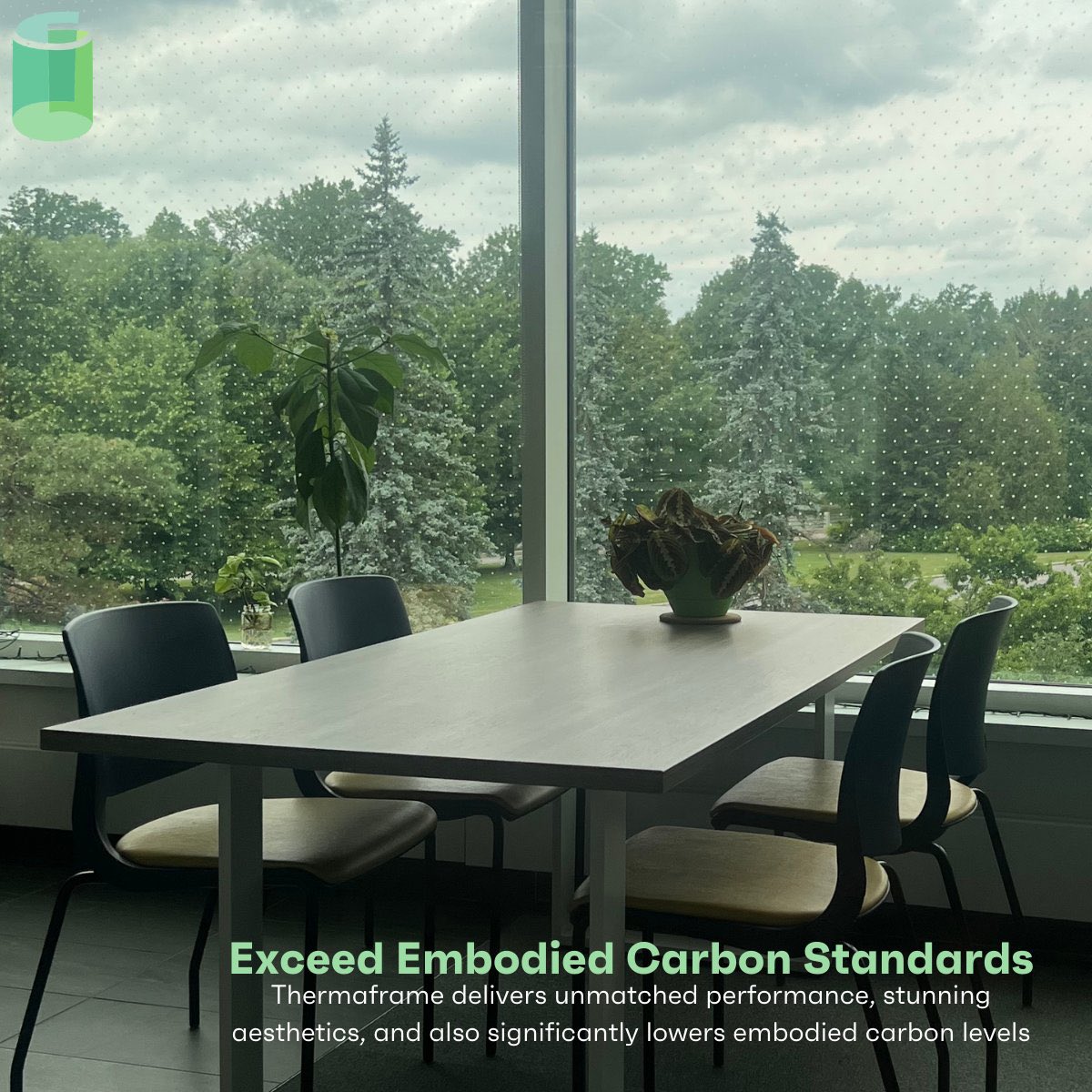 Aligned with @Carleton_U’s core tenets of accessibility, sustainability, and beauty, our fibreglass-framed curtain wall systems offered the client a Canadian-made glazing solution with less than half of the embodied carbon of conventional aluminum framing! #EmbodiedCarbon