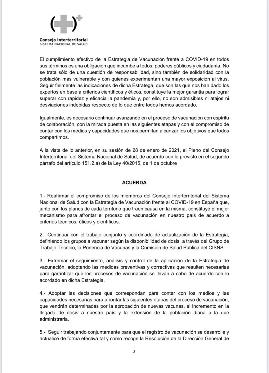 Aso_Liberum's tweet photo. Ahí lo tenéis … se planteó la vacunación obligatoria, y se votó por vacunación voluntaria, porque la gente lo aceptaría de mejor grado, pero 4 CCAA votaron en contra de que fuese voluntaria, por lo que la querían obligatoria… no tiene desperdicio. Leedlo y disfrutad. https://t.co/ASGW7t2HBz